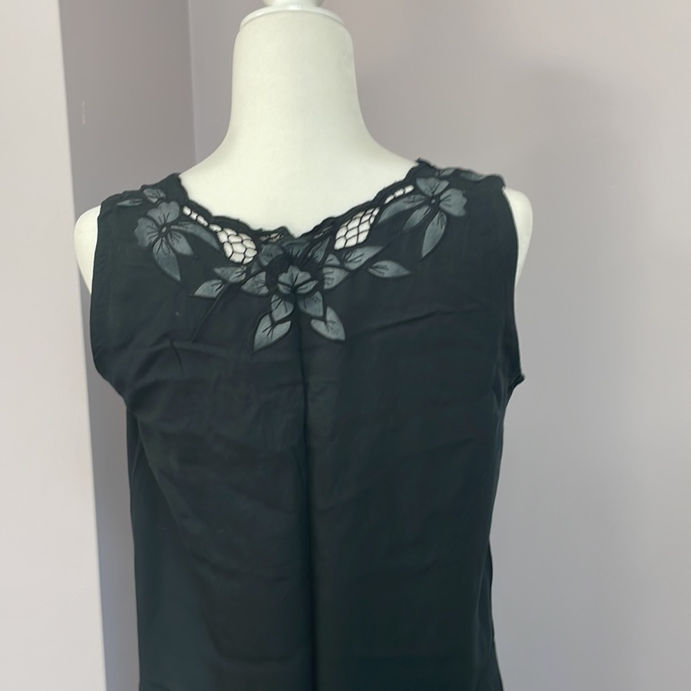 ♡Long vintage dress 100% rayon - Picture 4 of 5